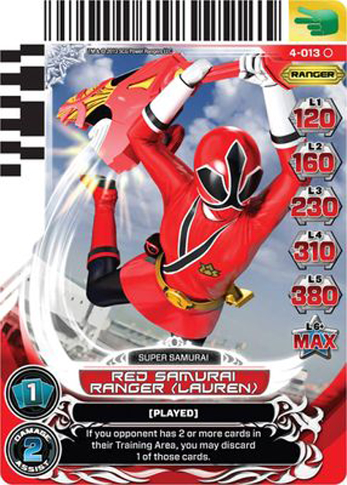 Red Samurai Ranger (Lauren) 013